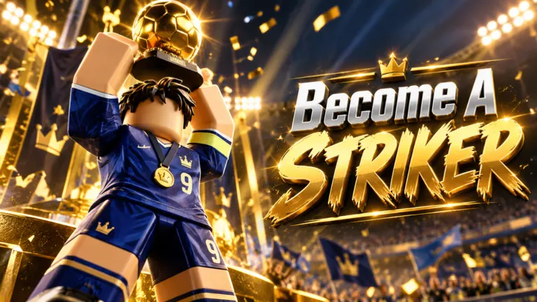 Become A Striker striker showing off a skills and attribute build